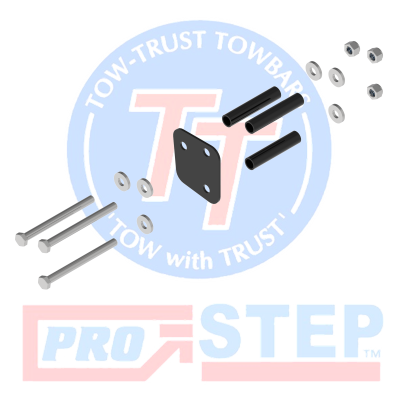 Additional spacer tubes and bolt kit for fitting PSA chassis extension drop plates, Fiat Ducato 2006> / Peugeot Boxer  2006>/ Citroen Relay 2006> / Vauxhall Movano 2021>